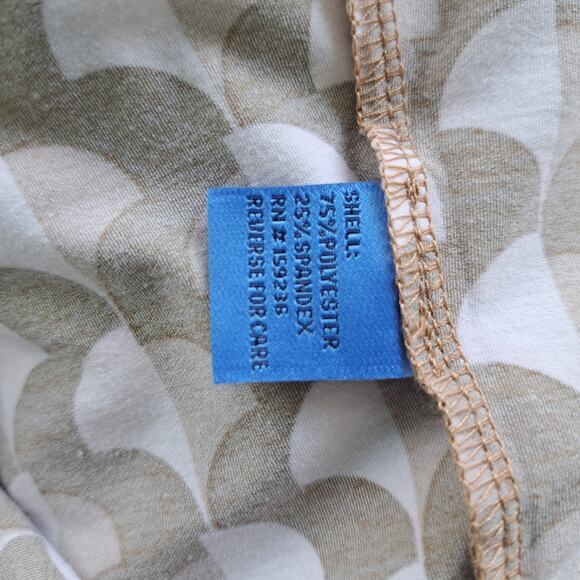 J McLaughlin Jersey Tie Waist Wrap Top Medium Retro Brown Dolman Sleeve Fall - Picture 6 of 8